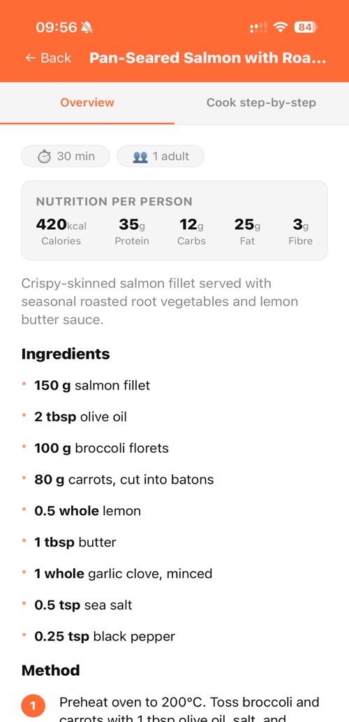 ForTea: full recipe with macros